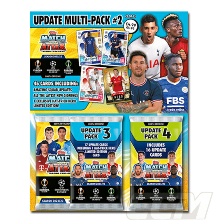 楽天市場】【TOP02】追加マルチ2【国内未発売】TOPPS Match Attax 21 