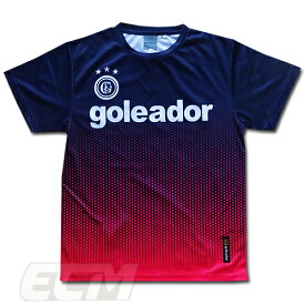 【人気シリーズの新作】Goleador 440-4 ドットグラデーション プラクティス Tシャツ ダークブルーxピンク【ゴレアドール/フットサル/サッカー/トレーニング/プラシャツ】ネコポス対応可能