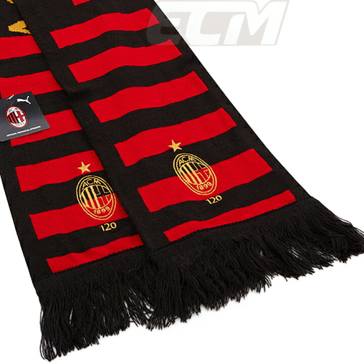 楽天市場】【国内未発売】ACミラン 120周年記念 マフラー【ac milan  