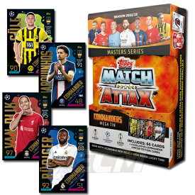 【予約TOP02】Cメガ缶【国内未発売】TOPPS Match Attax 22-23 チャンピオンズリーグ メガ缶Commanders【サッカー/トレカ/Champions League/トレーディングカード】