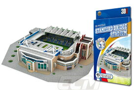 【NAO02】ミニ【国内未発売】チェルシー スタンフォードブリッジ　ミニスタジアム 3Dパズル【Stanford Bridge/プレミアリーグ/マウント/ハバーツ/サッカー/Chelsea】