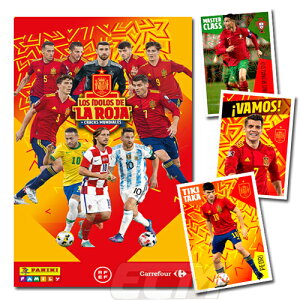 【ESC01】【国内未発売】PANINI スペイン代表 2022 "Los ?dolos de La Roja and Cracks Mundials" ステッカーセット【World cup/spain/パニーニ/ガビ/ペドリ/サッカー】