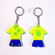 【国内未発売】ネイマール ブラジル代表 ユニフォームキーホルダー【フランスリーグ/キーリング/PSG/ブラ…