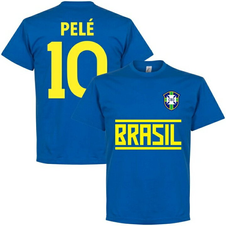 楽天市場】【予約RET06】RE-TAKE ブラジル代表 Team Tシャツ 10番 ペレ 