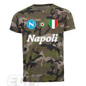 【予約RET06】RE-TAKE ナポリ Team Tシャツ カモグリーン【サッカー/Napoli/イタリア代表/セリエA】ネコポス対応可能