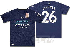 【予約ECM32】【SALE】マンチェスターシティ サード 半袖 26番 マフレズ【21-22/サッカー/Manchestr City/プレミアリーグ/ユニフォーム/Mahrez】