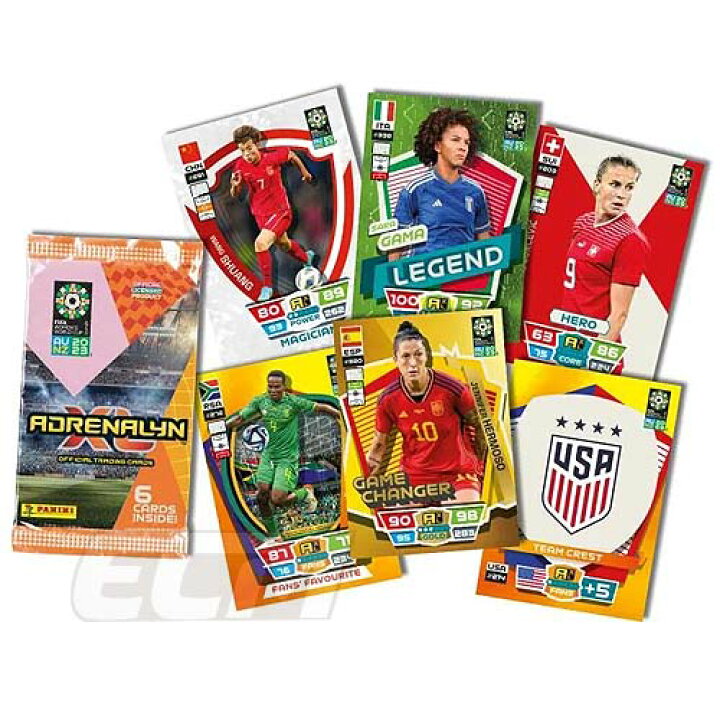 楽天市場】【国内未発売】海外版【WCC23】PANINI Adrenalyn XL Women
