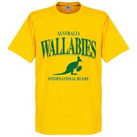 【予約RET11】【国内未発売】RE-TAKE ラグビーオーストラリア代表 Tシャツ イエロー【Rugby/ワールドカップ/Wallabies/Australia】ネコポス対応可能