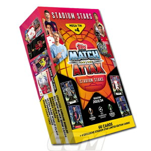 【予約TOP02】メガ缶4【国内未発売】TOPPS Match Attax 23-24 チャンピオンズリーグ メガ缶4【サッカー/トレカ/Champions League/トレーディングカード】