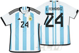 【予約ECM32】2つ星【国内未発売】アルゼンチン代表 ホーム 半袖 24番エンゾ・フェルナンデス【サッカー/Fernandez/22-23/カタールW杯/ユニフォーム】