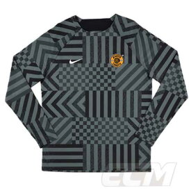 【予約ECM32】【国内未発売】カイザーチーフス プレマッチ長袖シャツ グレー スポンサー無【サッカー/Kaizer Chiefs/南アフリカリーグ/22-23/トレーニング】330