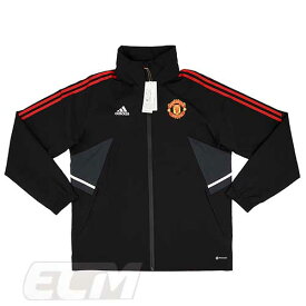 【予約ECM32】【国内未発売】マンチェスターユナイテッド レインジャケット ブラック【22-23/サッカー/Manchester UTD/プレミアリーグ/トレーニング】330