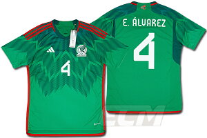 【予約ECM32】メキシコ代表 ホーム 半袖 4番 アルバレス【サッカー/22-23/Mexico/ユニフォーム/ワールドカップ】
