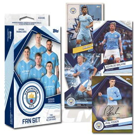 【予約TOP03】【国内未発売】Topps マンチェスターシティ 23-24 ファンカードセット【トレーディングカード/サッカー/Manchester City/プレミアリーグ/ハーランド/デブライネ】