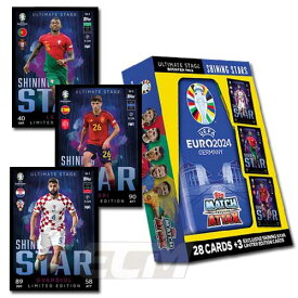 【予約TOP24】青ミニ缶【国内未発売】TOPPS Match Attax EURO 2024 オフィシャルサッカーカード SHINING STARS ミニ缶【ユーロ2024/サッカートレカ/欧州選手権/トレーディングカード】