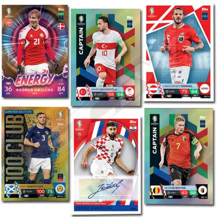 楽天市場】【予約TOP24】ST【国内未発売】TOPPS Match Attax EURO 2024 