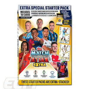 【TOP02】追加版ST【国内未発売】TOPPS Match Attax 24-25 EXTRA チャンピオンズリーグ スターターパック【サッカー/トレカ/Champions League/トレーディングカード】