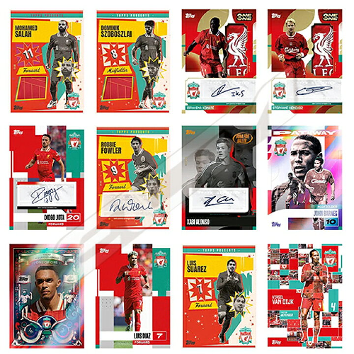 楽天市場】【予約TOP03】【国内未発売】Topps リバプールFC 24-25 リバプールカード