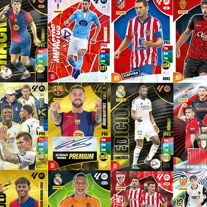 楽天市場】【ESC01】【国内未発売】PANINI Adrenalyn XL La Liga 24-25 リーガエスパニョーラ カード