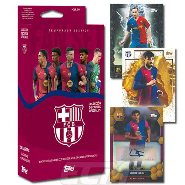 楽天市場】【TOP03】【国内未発売】Topps FCバルセロナ 24-25 ファン 