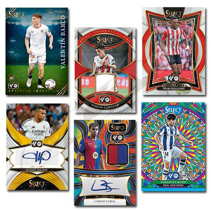 ラシュくん専用 PANINI select サッカー直筆サインカード9枚セット 