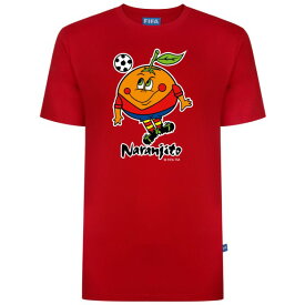 【予約SCD02】SALE【国内未発売】FIFA公式 1982 スペイン ワールドカップ マスコットTシャツ レッド【サッカー/Worldcup/Spin/スペイン代表】ネコポス対応可能