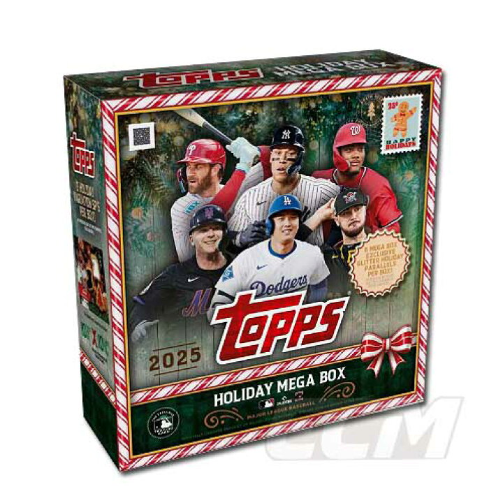 楽天市場】【MUS01】【MLBカード】2025 Topps Holiday Baseball Mega 