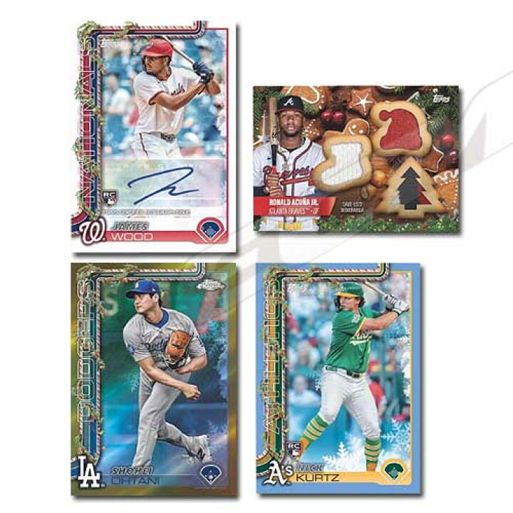 楽天市場】【MUS01】【MLBカード】2025 Topps Holiday Baseball Mega 