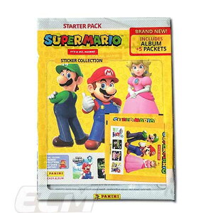 �yFOR22�zSTP�y�����������zPANINI �X�[�p�[�}���I It's a-me, Mario! �X�e�b�J�[�R���N�V���� �X�^�[�^�[�p�b�N�y�T�b�J�[/Nintendo/Super Mario/�Q�[��/�V�[���R���N�V�����z