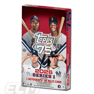 �y�\��MS01�zH�yMLB�J�[�h�zMLB 2026 TOPPS SERIES 1 HOBBY �x�[�X�{�[���J�[�h �{�b�N�X�̔��y���W���[���[�O/�싅�J�[�h/�h�W���[�X/��J�ĕ�/�x�[�X�{�[���J�[�h/�g�b�v�X�z