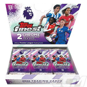 �yTOP02�z�y�I�X�X���zTOPPS FINEST PREMIER LEAGUE 2026 HOBBY �{�b�N�X�̔��y�T�b�J�[/�v���~�A���[�O/�g���J/�����������r���A�J�[�h�zWUS01