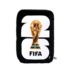 KF09002005【WCC26】FIFA ワールドカップ 2026 公式 大会ロゴクッション ブラック【サッカー/Worldcup/日本代表/オフィシャルグッズ/インテリア】