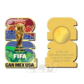 F26-PN-0010【WCC26】FIFA ワールドカップ 2026 公式 大会ロゴホストカントリーピンバッジ【サッカー/Worldcup/日本代表/オフィシャルグッズ/ピンズ】ネコポス対応可能