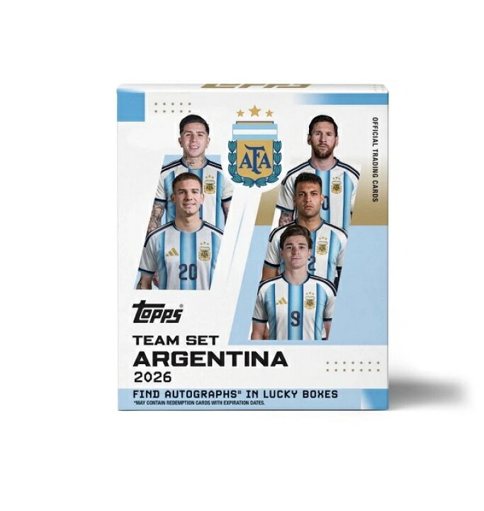 楽天市場】【TOP03】【国内未発売】Topps アルゼンチン代表 2026 