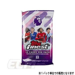 �p�b�N�̔��yTOP02�z�y�I�X�X���zTOPPS FINEST PREMIER LEAGUE 2026 HOBBY �p�b�N�̔��y�T�b�J�[/�v���~�A���[�O/�g���J/�����������r���A�J�[�h�zWUS01