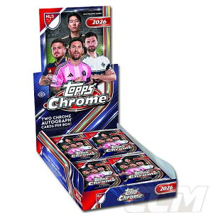 Chrome�y�\��WUS01�zTopps MLS Major League Soccer 2026 Chrome Hobby �T�b�J�[�J�[�h �{�b�N�X�̔��y�T�b�J�[/�g���J/���b�V/���M�T�C���J�[�h�A�����J/���W���[���[�O�T�b�J�[�z