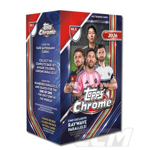 ChromeVB�y�\��WUS01�zTopps MLS Major League Soccer 2026 Chrome Hobby �T�b�J�[�J�[�h �o�����|�{�b�N�X�y�T�b�J�[/�g���J/���b�V/���M�T�C���J�[�h�A�����J/���W���[���[�O�T�b�J�[�z