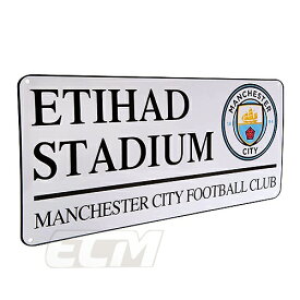 ECM25【国内未発売】マンチェスターシティ ストリートサイン "Etihad Stadium"【プレミアリーグ/サッカー/Manchester City/インテリア】