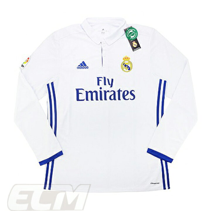 楽天市場 デッドストック レアルマドリード ホーム 長袖 Real Madrid 16 17 サッカー スペインリーグ ユニフォーム ｅｃムンディアル