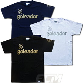 【GOL2021SS】Goleador G2429 シルバー＆ゴールド 箔プリント Tシャツ 【ゴレアドール/フットサル/サッカー/トレーニング】ネコポス対応可能