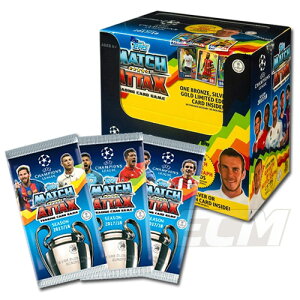 TOP02�y�I�X�X���zTOPPS Match Attax 17-18 �`�����s�I���Y���[�O �p�b�N�̔��y�T�b�J�[/�g���J/Champions League/�g���[�f�B���O�J�[�h�z