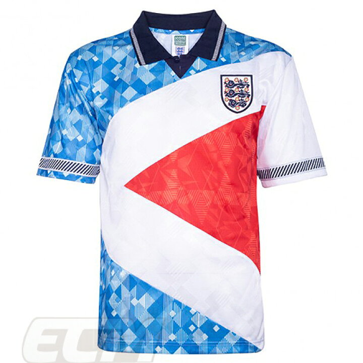 楽天市場 予約scd02 国内未発売 Scoredraw イングランド代表 1990 Mush Up レトロシャツ スコアドロウ England サッカー 復刻ユニ ユニフォーム ｅｃムンディアル