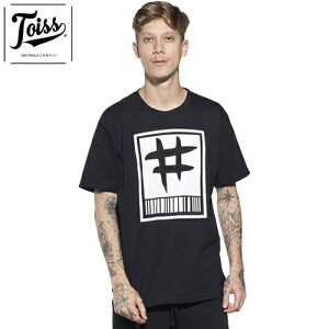 【国内未発売】TSS1369TOISS トイス「#」バーコード Tシャツ ブラック【サッカー/トイス/ネイマール/NEYMAR/ブラジル代表】ネコポス対応可能