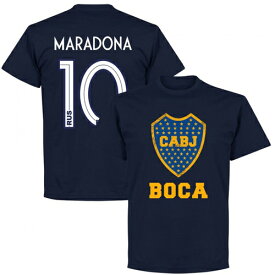 【予約RET06】【国内未発売】RE-TAKE ボカ・ジュニアーズ 10番マラドーナ Tシャツ (19-20スタイルVer.)【サッカー/アルゼンチンリーグ/Boca Juniors/Maradona】ネコポス対応可能