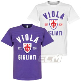 【予約RET05】【国内未発売】RE-TAKE フィオレンティーナ　Establishシリーズ Tシャツ【サッカー/セリエA/Fiorentina】ネコポス対応可能