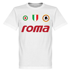【予約RET06】RE-TAKE ASローマ Team Tシャツ ホワイト【サッカー/Roma/セリエA】ネコポス対応可能