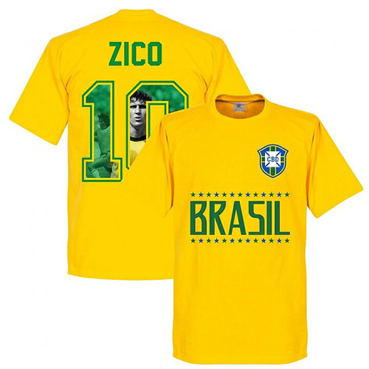 楽天市場】【予約RET06】RE-TAKE ジーコ BRASIL GALLRY Tシャツ 