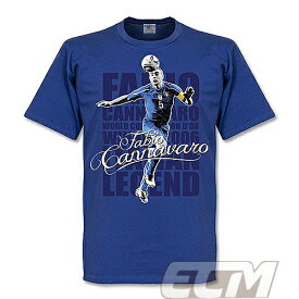 【予約RET01】RE-TAKE ファビオ・カンナバーロ アズーリ レジェンドTシャツ ブルー【サッカー/Italy/イタリア代表/Cannavaro】ネコポス対応可能