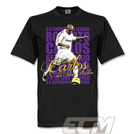 【予約RET01】RE-TAKE ロベルト・カルロス レアルマドリード レジェンドTシャツ ブラック【サッカー/Real Madrid/ブラジル代表/Roberto Carlos】ネコポス対応可能