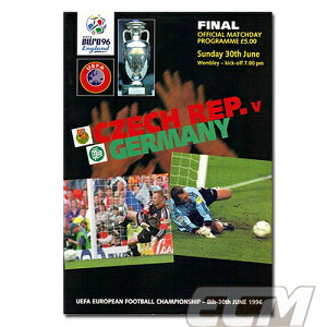 【予約PRO11】【激レア!】ユーロ1996 イングランド大会 決勝 プログラム ドイツ代表 x チェコ代表【サッカー/EURO1996/欧州選手権/Programme】ネコポス発送可能★PRO11